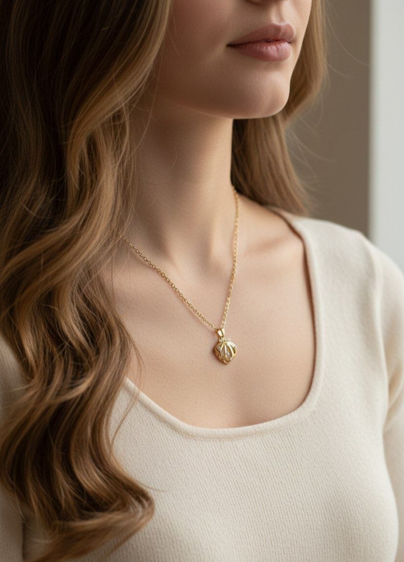 Cadenita en acero bañado en goldfied ✨